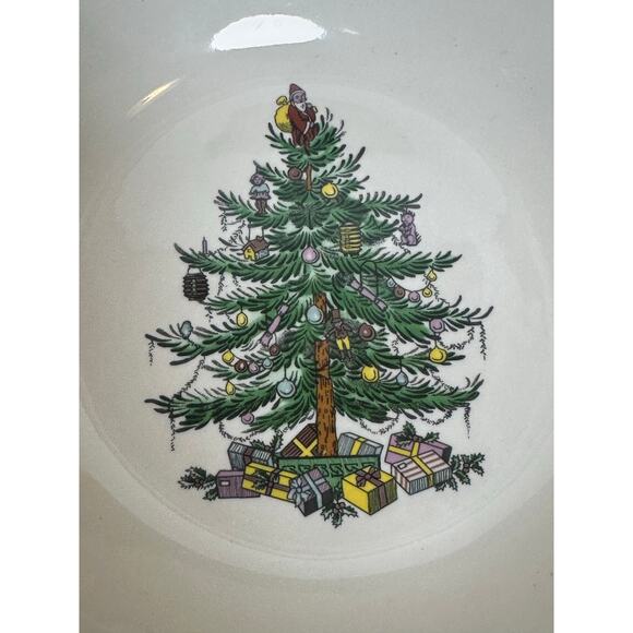 Spode Christmas Tree 2009 Annual Collection 6" Candy Bowl In Box-Cracked - Picture 3 of 13
